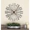 Silver Farmhouse Decorative Windmill Wall Accent